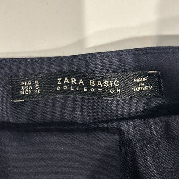 Zara Basic Collection Navy Pants/Trousers, Size Small - Picture 7 of 11
